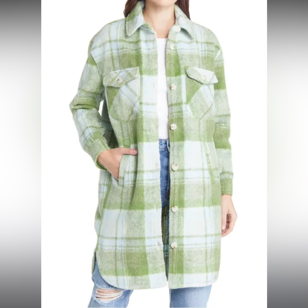 Blank NYC Plaid Shacket- Never Worn